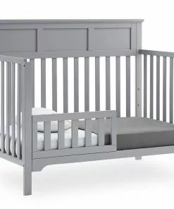 Delta Children Baby Cribs Sweet Beginnings Hart Flat Top 6-in-1 Convertible Crib