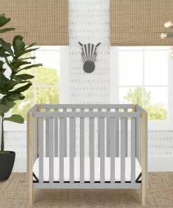 Delta Children Gio Mini Crib With 2.75-Inch Mattress Baby Cribs