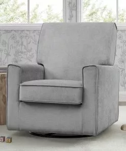 Delta Children What's New Sophie Nursery Glider Swivel Chair With LiveSmart Fabric