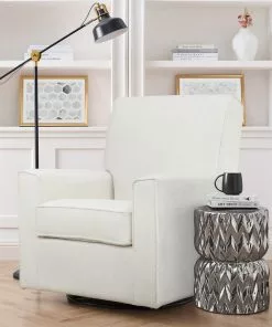 Delta Children What's New Sophie Nursery Glider Swivel Chair With LiveSmart Fabric