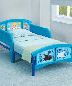 Delta Children CoComelon Plastic Toddler Bed 12 Delta Children CoComelon Plastic Toddler Bed