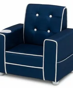 Delta Children Chelsea Kids Upholstered Chair With Cup Holder