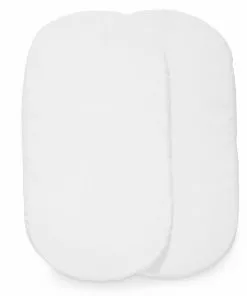 Fitted Bassinet Sheet Set, 2-Pack – Compatible With The Following Delta Children And Little Folks Bassinets: 27250, 27280, And LF08272