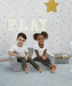 Kids’ Chairs Serta Perfect Sleeper Extra Wide Convertible Sofa To Lounger - Comfy 2-in-1 Flip Open Couch/Sleeper For Kids