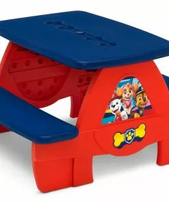 Delta Children What's New PAW Patrol 4 Seat Activity Picnic Table With LEGO Compatible Tabletop 19 Delta Children What's New PAW Patrol 4 Seat Activity Picnic Table With LEGO Compatible Tabletop