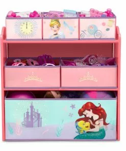 Delta Children Storage Princess 6 Bin Design And Store Toy Organizer