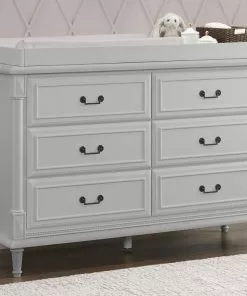 Simmons Kids Juliette 6 Drawer Dresser With Changing Top Dressers & Changing Tables