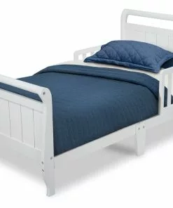 Delta Children Wood Sleigh Toddler Bed Toddler Beds