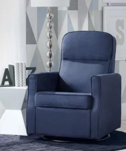 Delta Children Clair Slim Nursery Glider Swivel Rocker Chair Gliders & Rocking Chairs