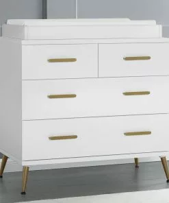 Delta Children Sloane 4 Drawer Dresser With Changing Top Dressers & Changing Tables