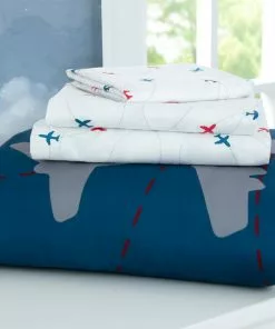 Delta Children Boys 4-Piece Toddler Bedding Set Sheets & Mattress Covers