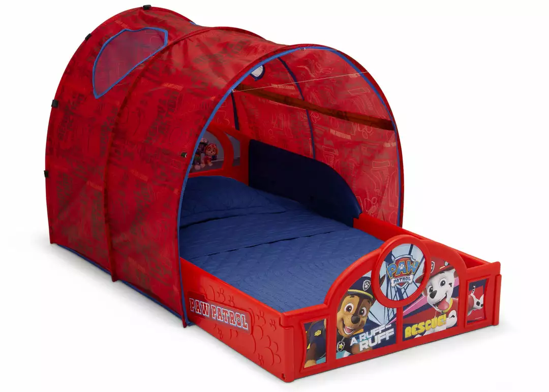 Delta Children PAW Patrol Sleep And Play Toddler Bed With Tent 4 Delta Children PAW Patrol Sleep And Play Toddler Bed With Tent