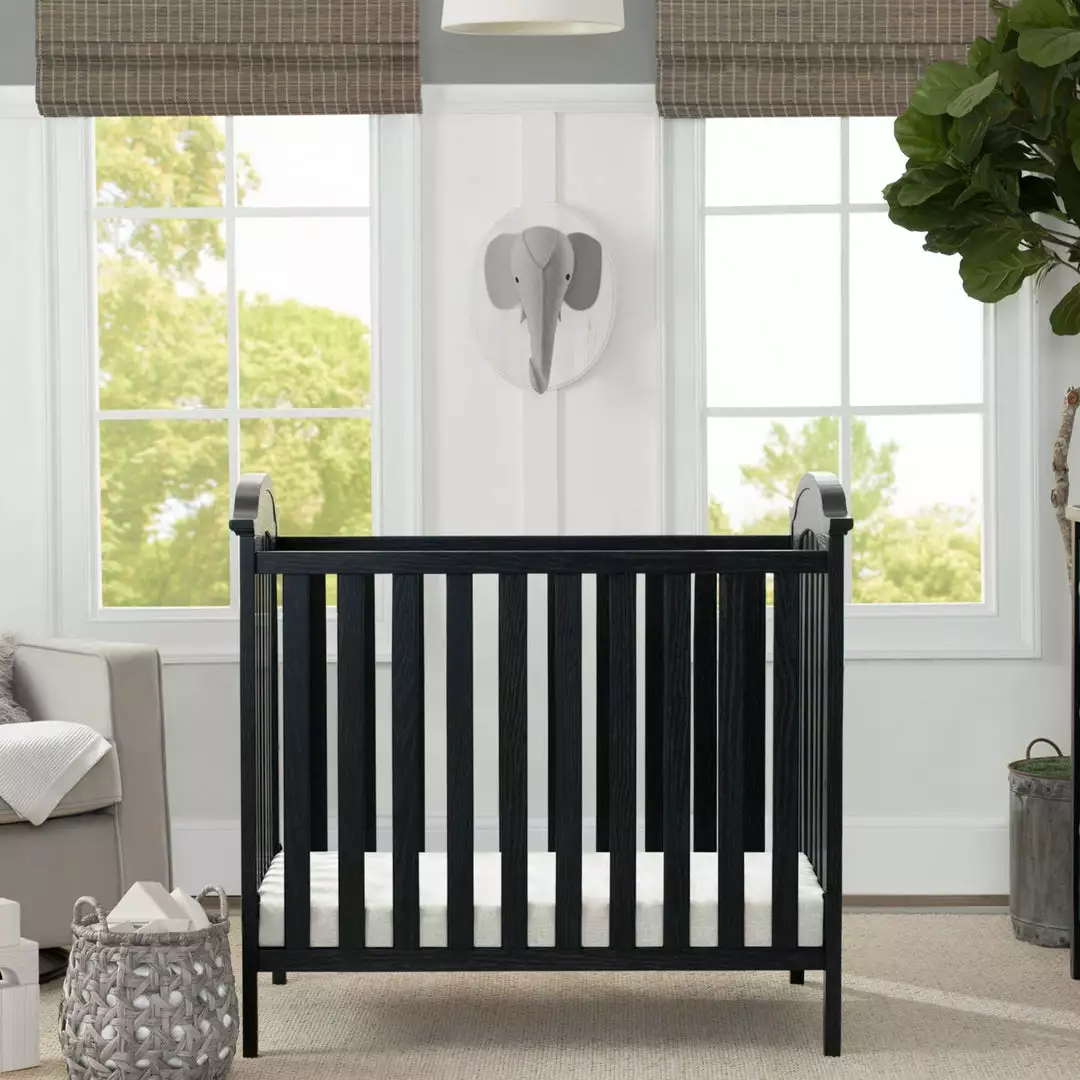 Delta Children Farmhouse Mini Baby Crib With 2.75-inch Mattress Baby Cribs 7 Delta Children Farmhouse Mini Baby Crib With 2.75-inch Mattress Baby Cribs