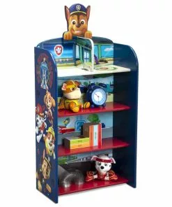 Delta Children PAW Patrol Wooden Playhouse 4-Shelf Bookcase For Kids 9 Delta Children PAW Patrol Wooden Playhouse 4-Shelf Bookcase For Kids