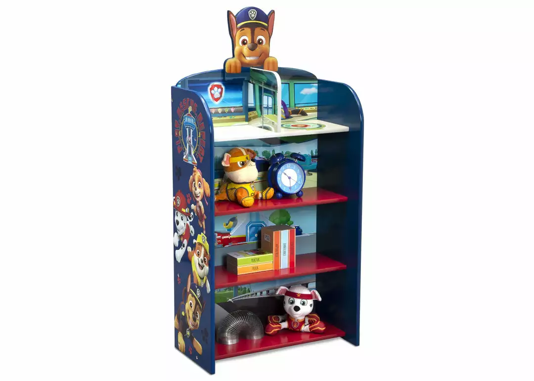 Delta Children PAW Patrol Wooden Playhouse 4-Shelf Bookcase For Kids 5 Delta Children PAW Patrol Wooden Playhouse 4-Shelf Bookcase For Kids