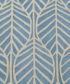 Delta Children Blue Palm Hand-Tufted 100% Wool Area Rug 5x8 What's New