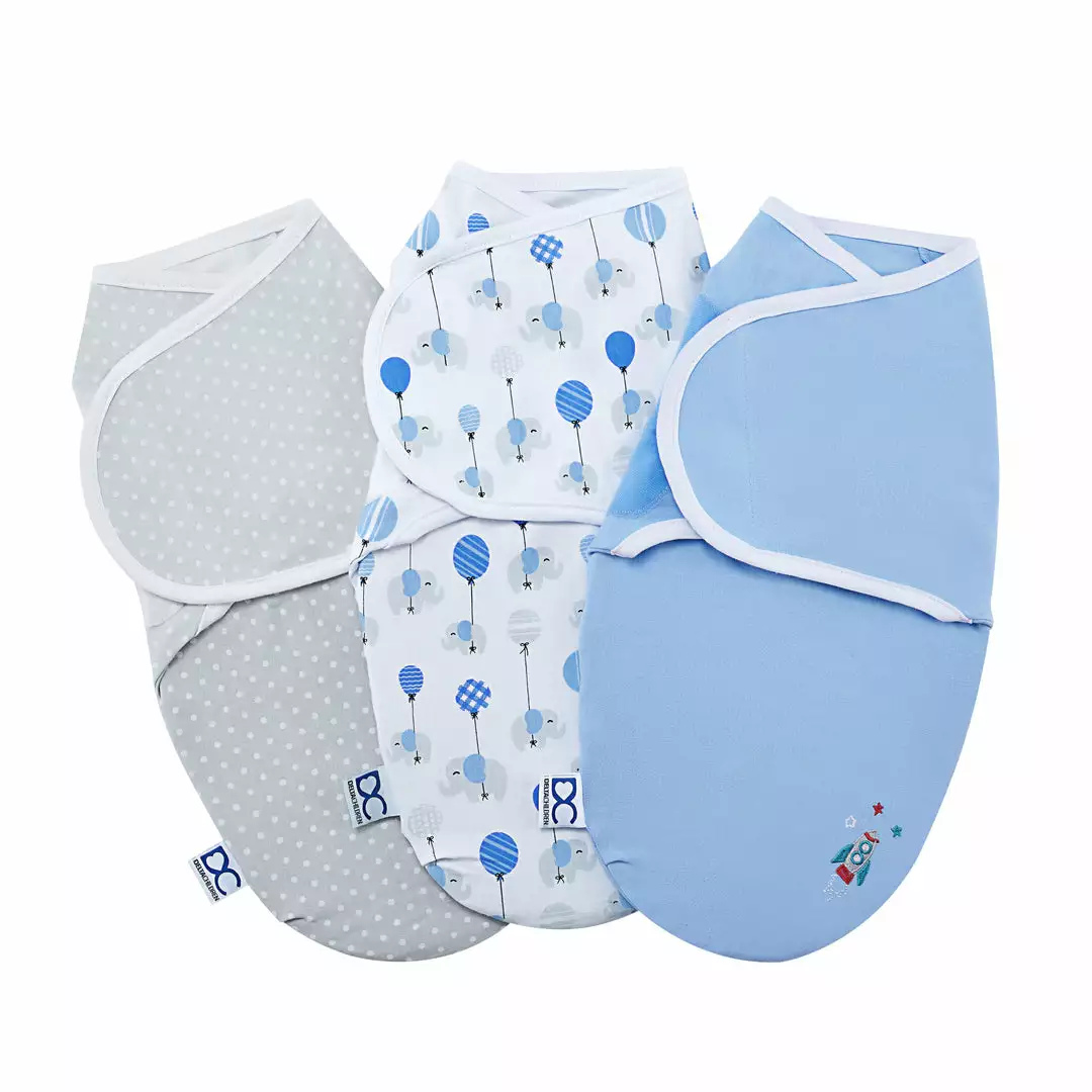 Delta Children Swaddles Little Lambs Adjustable Swaddle Wrap - Size Extra Small, Fits Babies 0-3 Months/4-7 Lbs., 3-Pack 10 Delta Children Swaddles Little Lambs Adjustable Swaddle Wrap - Size Extra Small, Fits Babies 0-3 Months/4-7 Lbs., 3-Pack