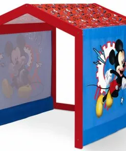 Delta Children Playhouses Mickey Mouse Indoor Playhouse With Fabric Tent For Boys And Girls