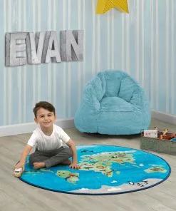 Delta Children World Map Round Area Rug For Kids, 39-Inch 11 Delta Children World Map Round Area Rug For Kids, 39-Inch
