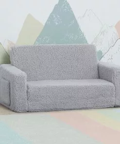 Delta Children Cozee Flip-Out Sherpa 2-in-1 Convertible Sofa To Lounger For Kids 25 Delta Children Cozee Flip-Out Sherpa 2-in-1 Convertible Sofa To Lounger For Kids