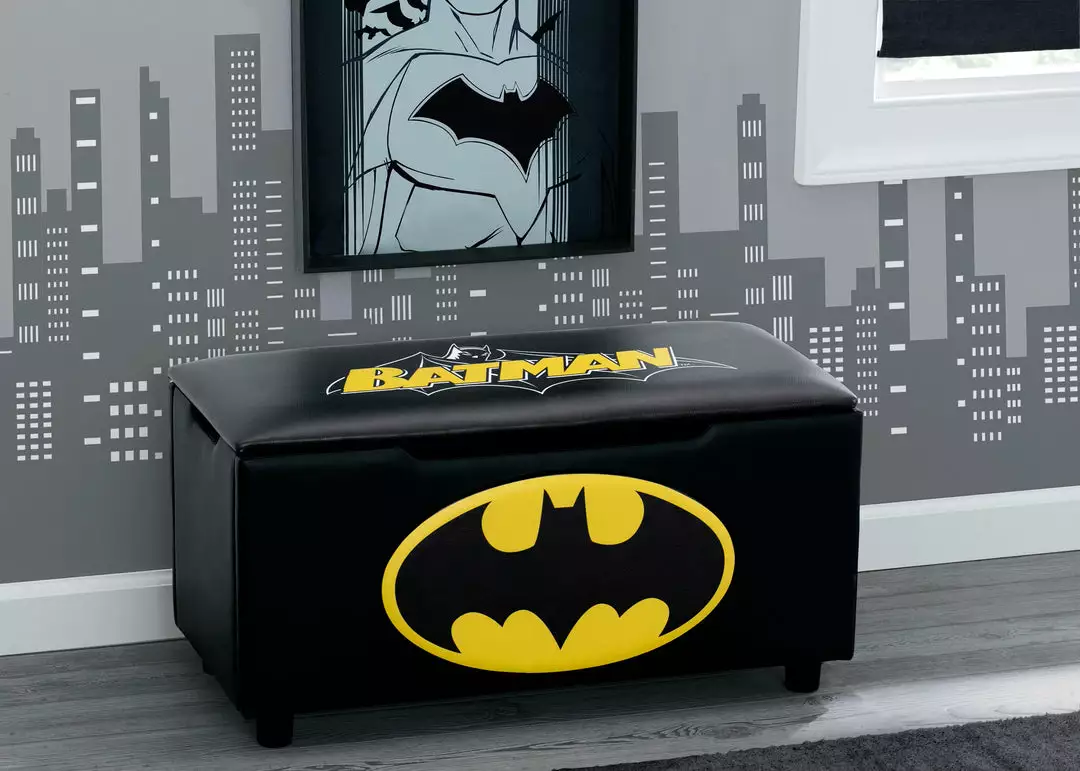 Delta Children Batman Upholstered Storage Bench For Kids 3 Delta Children Batman Upholstered Storage Bench For Kids