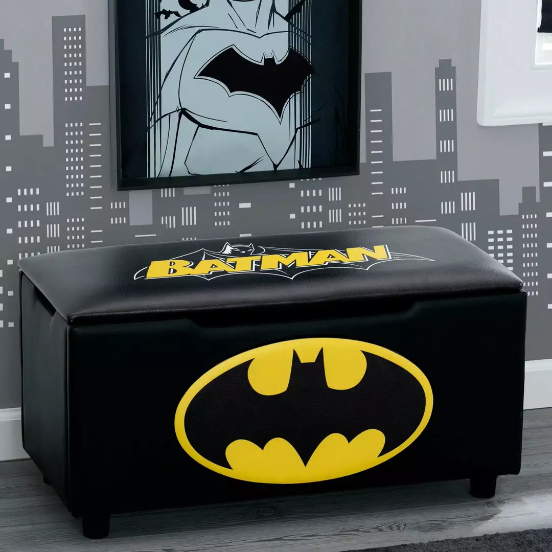 Delta Children Batman Upholstered Storage Bench For Kids 9 Delta Children Batman Upholstered Storage Bench For Kids