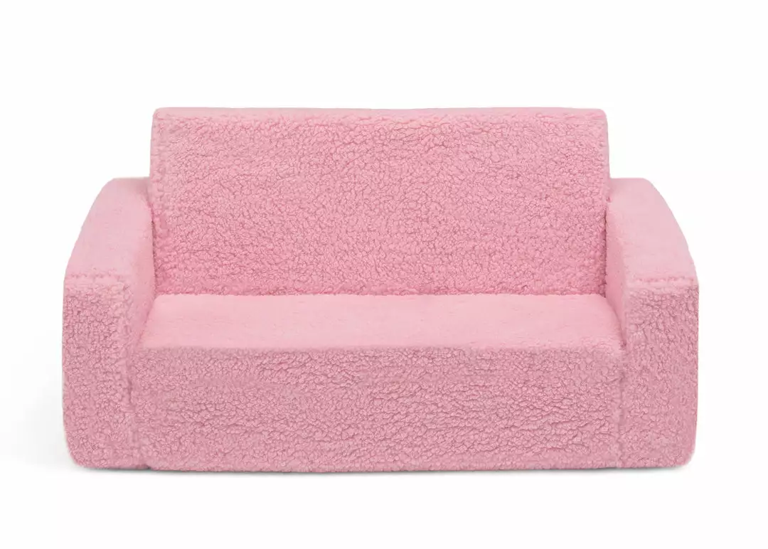 Delta Children Cozee Flip-Out Sherpa 2-in-1 Convertible Sofa To Lounger For Kids 12 Delta Children Cozee Flip-Out Sherpa 2-in-1 Convertible Sofa To Lounger For Kids