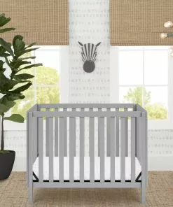 Delta Children Gio Mini Crib With 2.75-Inch Mattress Baby Cribs