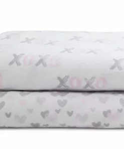 Delta Children What's New Hearts N Kisses Fitted Crib Sheets - 2 Pack