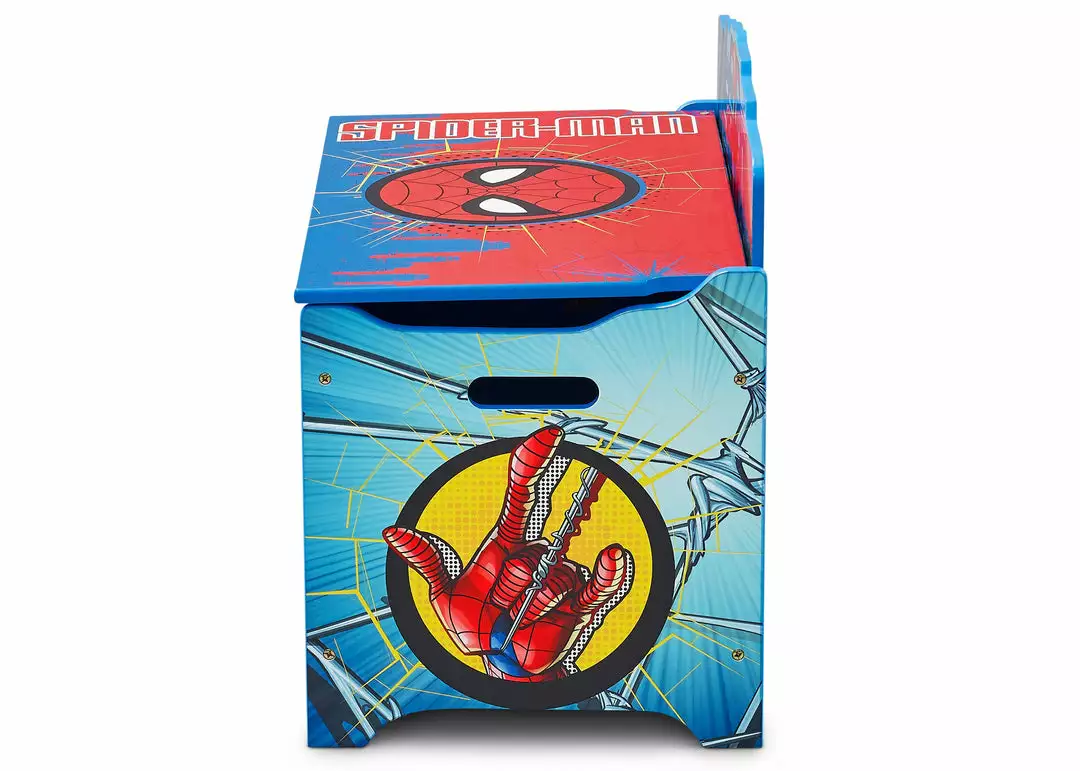 Delta Children Spider-Man Deluxe Toy Box 6 Delta Children Spider-Man Deluxe Toy Box