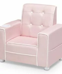 Delta Children Chelsea Kids Upholstered Chair With Cup Holder