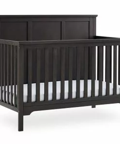 Delta Children Sweet Beginnings Sage Flat Top 6-in-1 Convertible Crib