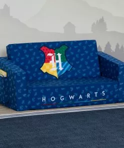 Delta Children Harry Potter Cozee Flip-Out Sofa - 2-in-1 Convertible Sofa To Lounger For Kids Kids’ Chairs
