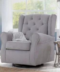 Delta Children Emerson Nursery Glider Swivel Rocker Chair Gliders & Rocking Chairs