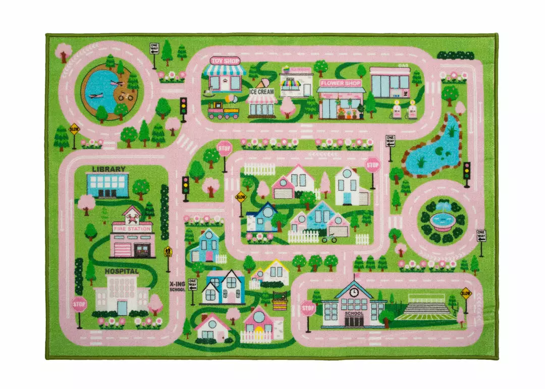 Delta Children Rugs Large Road Map Activity Rug For Girls And Boys - 54-inch L X 39-inch W 14 Delta Children Rugs Large Road Map Activity Rug For Girls And Boys - 54-inch L X 39-inch W