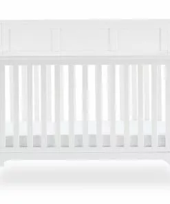 Delta Children Baby Cribs Sweet Beginnings Hart Flat Top 6-in-1 Convertible Crib