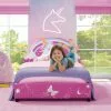 Delta Children Unicorn Upholstered Twin Bed