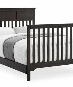 Delta Children Baby Cribs Sweet Beginnings Hart Flat Top 6-in-1 Convertible Crib