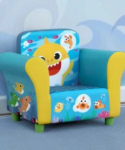Delta Children Kids’ Chairs Baby Shark Upholstered Chair