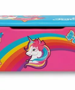 Delta Children JoJo Siwa Upholstered Storage Bench For Kids