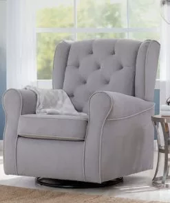 Delta Children Emerson Nursery Glider Swivel Rocker Chair Gliders & Rocking Chairs