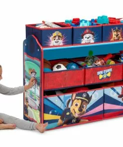 Delta Children PAW Patrol Deluxe 9 Bin Design And Store Toy Organizer