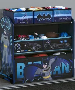 Delta Children Batman 6 Bin Design And Store Toy Organizer Storage