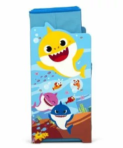 Delta Children Baby Shark Design & Store 6 Bin Toy Storage Organizer