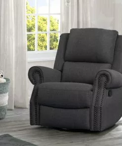 Delta Children Dylan Nursery Recliner Glider Swivel Chair
