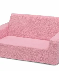 Delta Children Cozee Flip-Out Sherpa 2-in-1 Convertible Sofa To Lounger For Kids 31 Delta Children Cozee Flip-Out Sherpa 2-in-1 Convertible Sofa To Lounger For Kids