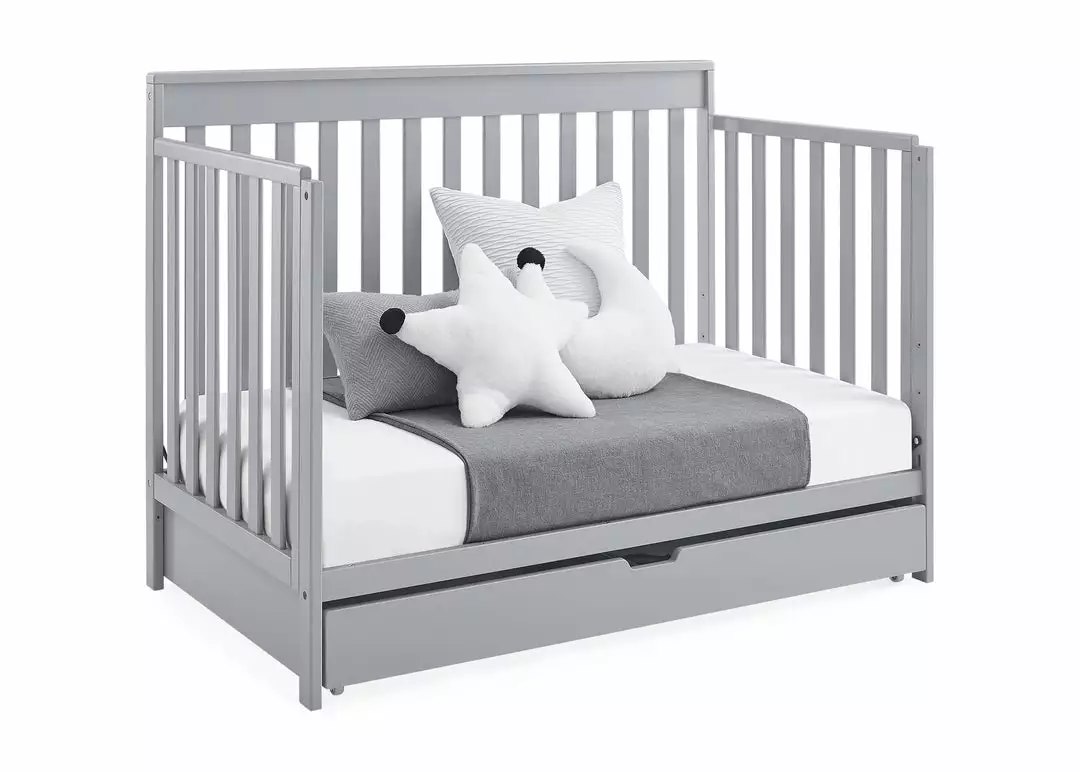 Delta Children Baby Cribs Mercer 6-in-1 Convertible Crib With Storage Trundle 25 Delta Children Baby Cribs Mercer 6-in-1 Convertible Crib With Storage Trundle