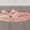 Delta Children Hand-Tufted 100% Wool Fox Rug Rugs