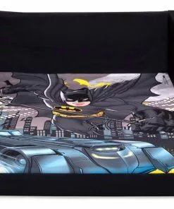Delta Children Batman Cozee Flip-Out Sofa - 2-in-1 Convertible Sofa To Lounger For Kids Kids’ Chairs