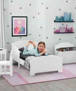 Delta Children Pink Ombre Rectangle Area Rug For Kids, 53-Inch X 59-Inch Rugs